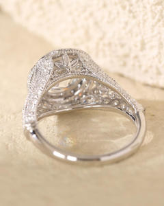 Arin Eternity Band IGI/GIA Oval Lab Grown Diamond Jewelry, anillo de oro de 14K para mujer, banda de compromiso/banda de boda creada en laboratorio - Product Image 4