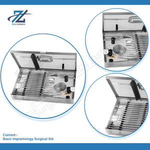Juego Quirúrgico Básico de Implantología, Kit de Instrumentos Quirúrgicos Dentales de Acero Inoxidable, Reutilizable para Uso Hospitalario - Product Image 4