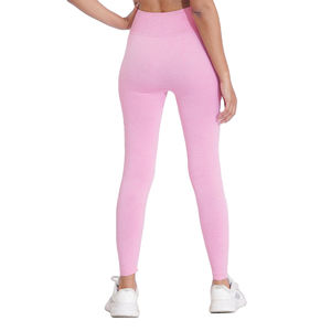 Legging de yoga noir décontracté pour femme, nouveau modèle, personnalisé avec logo, pour fitness et activités de plein air, vente en gros - Product Image 5
