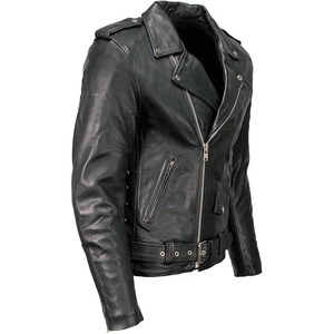 Chaqueta de Motocicleta de Cuero Premium SAMROZ SPORTS Unisex Clásica con Cordones Laterales, Color Personalizado, para Invierno, con Protección CE - Product Image 5