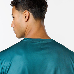 T-shirt décontracté respirant de couleur unie en matériau de qualité supérieure, livraison rapide, t-shirt pour homme, directement de l'usine - Product Image 6