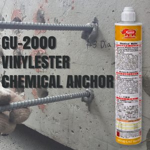 Adhésif d'ancrage en résine vinylester GU-2000 280ml pour cartouches coaxiales, pour maçonnerie et béton - Product Image 1