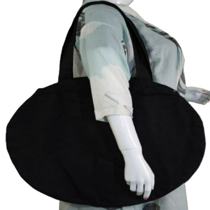 Bolsa de Compras Reutilizable de Lona de Algodón Orgánico, Ecológica, Reciclada, Lisa, Grande, Personalizada con Logotipo - Product Image 5