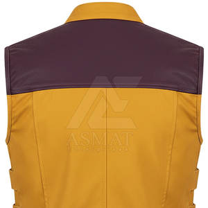 เสื้อกั๊กมอเตอร์ไซค์หนังแท้สไตล์คลาสสิกสำหรับผู้ชาย  ชุดขับขี่มอเตอร์ไซค์  ผลิตจากโรงงานโดยตรง  รับสั่งตัดตามขนาดได้ - Product Image 5