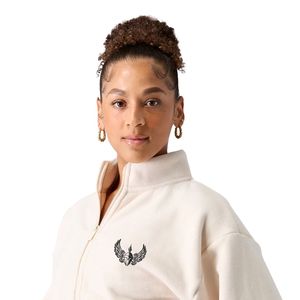 Fleece <b>Jacket</b> Women's Neutral Full Zip Bomber <b>Jacket</b> Long Sleeve Soft Casual <b>Workout</b> Gym Activewear Warm Lightweight Outerwear - Product Image 3