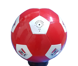 Ballon de football promotionnel de qualité supérieure, cousu à la machine, grande quantité, 5 tailles, polyvalent, en cuir, PVC, PU, TPU, caoutchouc, avec logo - Product Image 1