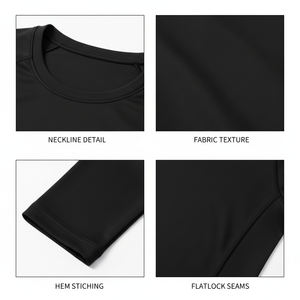 Men's Long Sleeve Rash Guard Black <b>Dragon</b> Print Full Sleeve Sublimation Quick Dry MMA Jiu Jitsu <b>Shirt</b> - Product Image 6