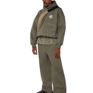 Tenue d'entraînement performante avec panneaux respirants et confort athlétique décontracté, survêtement oversize - Product Image 6