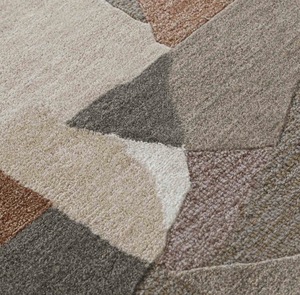 Hand Tufted Abstract Wool <b>Rug</b> | Modern Geometric Area Carpet | Contemporary Artistic Living Room Bedroom Home Decor Medium <b>Rug</b> - Product Image 3
