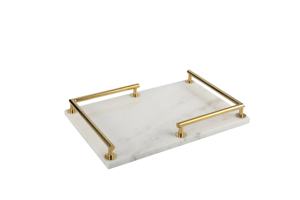 Boîte à bijoux élégante en marbre Rectangle Stockage de pierres écologiques et pièce d'accent pour la décoration intérieure - Product Image 6