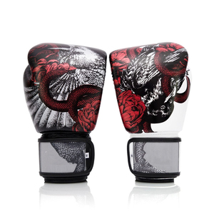 ถุงมือชกมวย PU สีเขียว สำหรับมืออาชีพ กันลื่น แบบ unisex ปิดด้วยหัวเข็มขัด น้ำหนักเบา อุปกรณ์ป้องกันสำหรับผู้ใหญ่ สีพื้น - Product Image 5