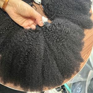 Extensiones de Cabello Humano Natural Vietnamita con Punta de Cinta Adhesiva, Ondulado Profundo Birmano, Ondulado Profundo Suelto, Doble Trama, Cutícula Intacta, Cabello Virgen - Product Image 5