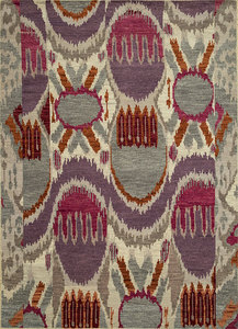 Jaipur <b>Rugs</b> LCA-09 Hand-Knotted Wool Vintage Chic Abstract <b>Rug</b> Non-Slip Low Pile <b>Thin</b> Large Size for Living Room & Hallway - Product Image 2
