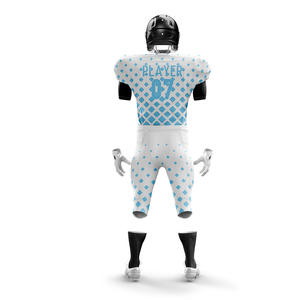 Conjuntos de Uniformes de Fútbol Americano Personalizados para Hombre, Pantalones Cortos con Estampado por Transferencia de Calor, Cintura Elástica, Secado Rápido, 100% Poliéster - Product Image 6