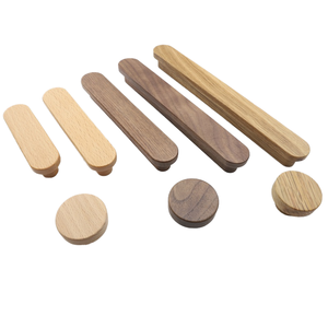 Premium Wooden Cabinet Pull <b>Handles</b> and <b>Knobs</b> for Modern Kitchen Cabinets Wardrobes <b>Furniture</b> Decoration Wooden Cabinet Pulls - Product Image 2