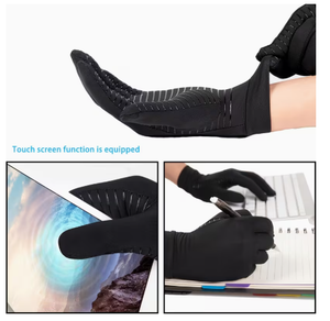 Men s Black Grip Riding <b>Gloves</b> Solid Color Regular Fit Equestrian Accessories Textile Material Equestrian Performance Wear - Product Image 3
