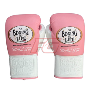 Guantes de Boxeo Profesionales de Cuero Genuino con Cierre de Gancho y Bucle, Guantes de Sparring, Fabricante OEM, No Boxing No Life - Product Image 2