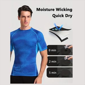 เสื้อแรชการ์ดออกกำลังกายระบายอากาศได้ดีสำหรับผู้ชาย แขนยาว ป้องกันรังสียูวี แห้งเร็ว พร้อมโลโก้พิมพ์ด้านหน้า - Product Image 4