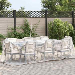 Bâche transparente avec œillets 6,6x16,4' en polyéthylène - Product Image 2