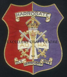 HARROGATE High Quality Lace Embroidered 3D Patch <b>Sew</b>-On Fabric Badge with Safety <b>Pin</b> Luxury Design for Garment - Product Image 3