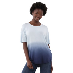 Camiseta Casual Holgada de Verano para Mujer, Talla Grande, Transpirable, 100% Algodón, Cuello Redondo, Manga Corta - Product Image 4