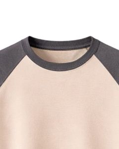 Custom Mens Raglan Jersey Long Sleeve T Shirt Cotton Polyester Crew Neck Casual Contrast Sleeve <b>Baseball</b> <b>Tee</b> OEM Apparel Supply - Product Image 5