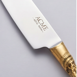 Ensemble de couverts en acier inoxydable doré antique, design branche ouverte, élégant, parfait pour les dîners, les fêtes et les restaurants - Product Image 3