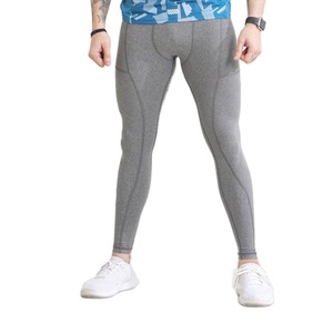 Performance <b>Compression</b> <b>Tights</b> <b>for</b> <b>Men</b> Polyester Spandex Muscle Support Workout Running Gym Leggings Breathable Quick Dry - Product Image 1