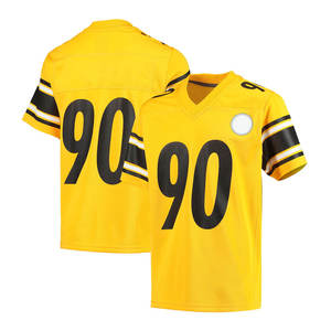 Maillot de hockey sur glace personnalisé en polyester 2025 – Vente en gros, haute qualité, dernier design, tenue de sport d'équipe, maillot de football américain - Product Image 1