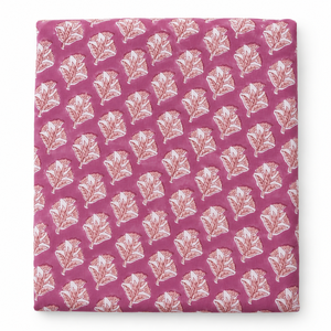 Tela de Voile de Algodón Peinado 60S60S Ligera, Estampada a Mano, con Diseño de Hojas de Follaje Amarillo y Azul, de Pinksa Fashion, 90 - Product Image 1
