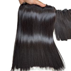 Extensiones de cabello Remy súper doble dibujado cinta recta de hueso Ins Paquete de cabello virgen humano Natural con punta plana cabello doble dibujado - Product Image 2