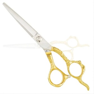 Professional Stainless Steel Hair Scissors Sharp Tip Long Handle Right Handed Salon Use - Product Image 5