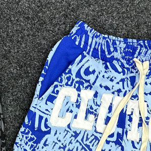 Embroidery <b>Shorts</b> for Men OEM Custom Streetwear <b>Shorts</b> Wholesale Factory Rate Men <b>Short</b> 350 GSM Fleece Screen Printed - Product Image 4