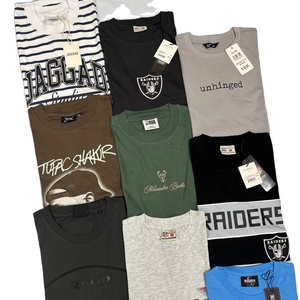 Camiseta de nuevo diseño para hombre, camiseta de secado rápido, transpirable, cuello redondo, estampado sólido, técnicas de lavado teñidas de hilo corto - Product Image 2