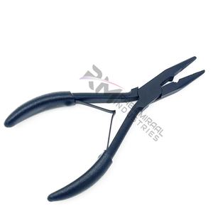 Pinza para Extensiones de Cabello RMI de Alta Calidad, Personalizada, con Punta de Plasma Negra y Empuñadura Negra - Product Image 5