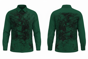 Camisa de Vestir de Manga Larga con Diseño Abstracto Personalizado para Oficina y Trabajo, Camisas Casuales Elegantes con Diseño Gráfico Moderno - Product Image 4