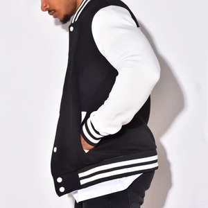 Wholesale Mens Baseball Uniform <b>Jacket</b> Blank O-neck <b>Jacket</b> for Men Stylish University College Winter <b>Jacket</b> with Pockets - Product Image 5