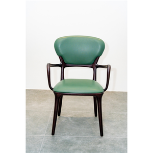 Chaise de salle à manger en bois de frêne design, siège rembourré, chaise en bois moderne pour salle à manger, mobilier de restaurant PISANO - Product Image 2