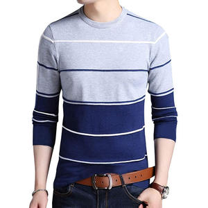 Camiseta de manga larga resistente para sublimación, 100% algodón, corte regular, para hombre, ajuste holgado, marca privada, camiseta lisa para hombre - Product Image 5