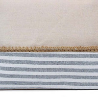 Sac fourre-tout de plage en jute personnalisé Fouta avec doublure en toile conçue différemment à double poignée pour l'extérieur-Fabriqué en Inde