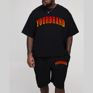Ensemble T-shirt et short pour hommes et unisexe – Vente en gros – Ensemble d'été pour hommes – T-shirt avec short assorti – Ensembles de shorts de sport - Product Image 4