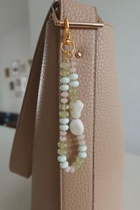 Luxury Handmade Beadwork Keychain with Detailed Embroidery for <b>Purse</b> Bag <b>Backpack</b> and Key Collection - Product Image 1