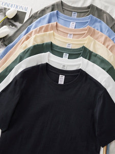 เสื้อยืดพิมพ์ลายสำหรับผู้ชาย เสื้อยืดโอเวอร์ไซส์ ผ้าหนา โรงงานผลิตเสื้อยืดเปล่า รับผลิตเสื้อยืดตามแบบ บริการผลิตเสื้อยืด - Product Image 6