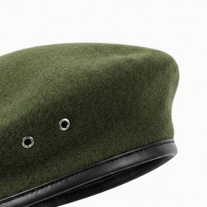 Comfortable Winter Outdoor Wool Blend Ceremonial <b>Beret</b> Hat for Formal Gatherings Honor Guard Official Functions - Product Image 5