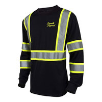Chemises de sécurité en polyester légères, imperméables et durables pour les longues heures de travail, environnements professionnels, haute visibilité