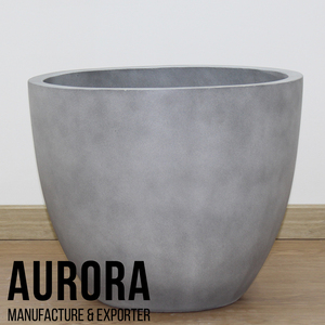 Pots et jardinières en béton et en céramique de différentes tailles, fabriqués au Vietnam, sur mesure, avec logo. - Product Image 5