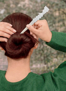 Pasador de Pelo Hecho a Mano con Madera y Hueso, Ecológico, Impermeable, Estilo Boho, para Mujer, con Artesanía Natural - Product Image 5