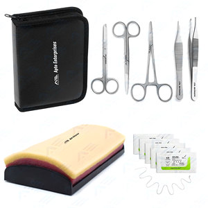 Medic Instrument Suture <b>Practice</b> Kit for Medical Students Residents Practicing Clinicians Durable Silicone Suture <b>Pad</b> - Product Image 1