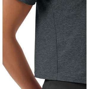 T-shirt court oversize pour femme, manches courtes, coupe décontractée, en coton, idéal pour la gym, personnalisable, fournisseur OEM en gros, vêtements de sport - Product Image 3