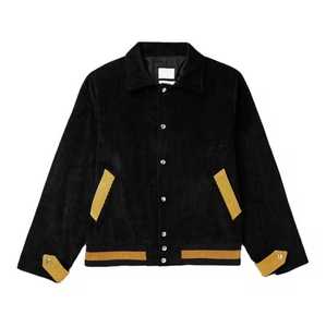 2026 Winter OEM Custom Canvas Stand Windproof Embroidery Streetwear Letterman Varsity Sleeve Patch Baseball Plus Size <b>Men's</b> - Product Image 6